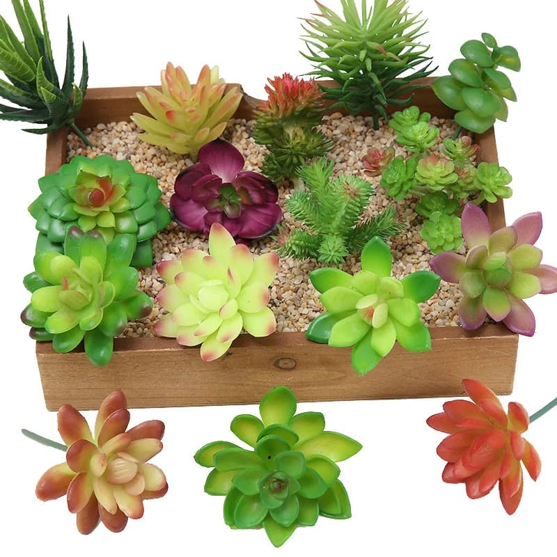 نباتات عصارية اصطناعية 2021 ديكور منزلي حديقة بونساي صغيرة لتزيين غرف النوم والزفاف