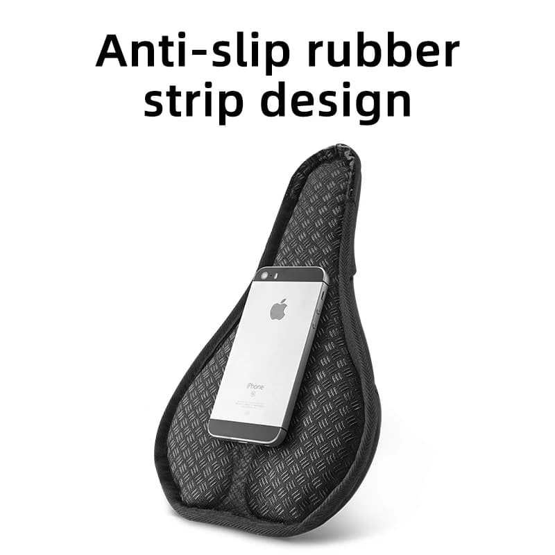 ROCKBROS Silicone Bicycle Saddle Hollow Breathable MTB Bike Seat Cushion Cover Mat Silica gel Saddle Cycling Accessories Part - 5