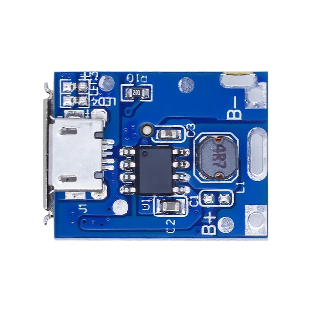 شاحن بطارية ليثيوم 5 فولت ، لوحة حماية تصعيد ، وحدة طاقة ، USB مصغر ، Li-Po ، Li-Po 18650 ، شاحن بطارية ، DIY - 6