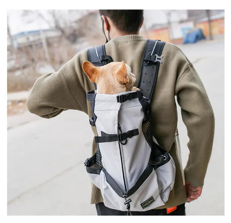 Hiking Pet Dog Carrier Travel Backpack Outdoor Ventilation Breathable Bicycle Motorcycle Outdoor Sport Mesh Bag Drop Shipping - 3