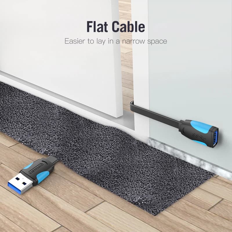 Vention USB إلى كابل يو اس بي USB 3.0 2.0 ذكر إلى أنثى تمديد كابل USB 3.0 بيانات الحبل للتلفزيون الذكي الكمبيوتر SSD USB 2.0 كابل تمديد - 6