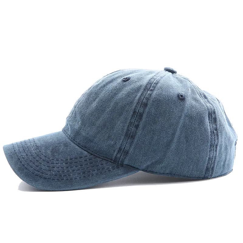 Solid Spring Summer Cap Women Ponytail Baseball Cap Fashion Hats Men Baseball Cap Cotton Outdoor Simple Vintag Visor Casual Cap - 4