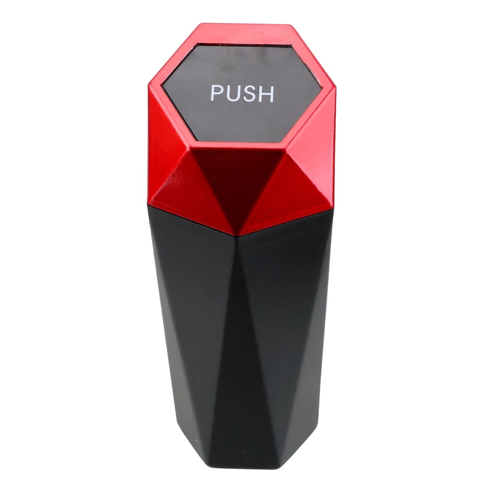 سلة مهملات صغيرة داخلية للسيارة حاوية قمامة صندوق تخزين دلو غطاء دفع إكسسوارات عالمية كارافان RV شاحنة للطرق الوعرة 4x4 - 4