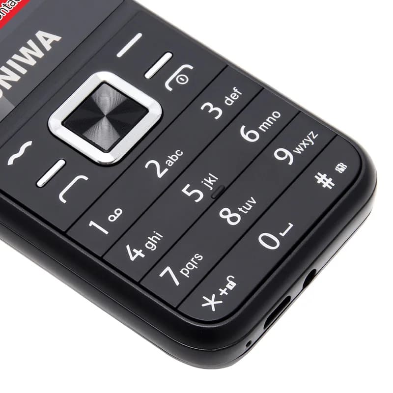UNIWA E1802 GSM Senior Push-button Phone Long Standby Big Buttons Loud Sound FM Radio Dual Sim Unlocked Cellphone - 5