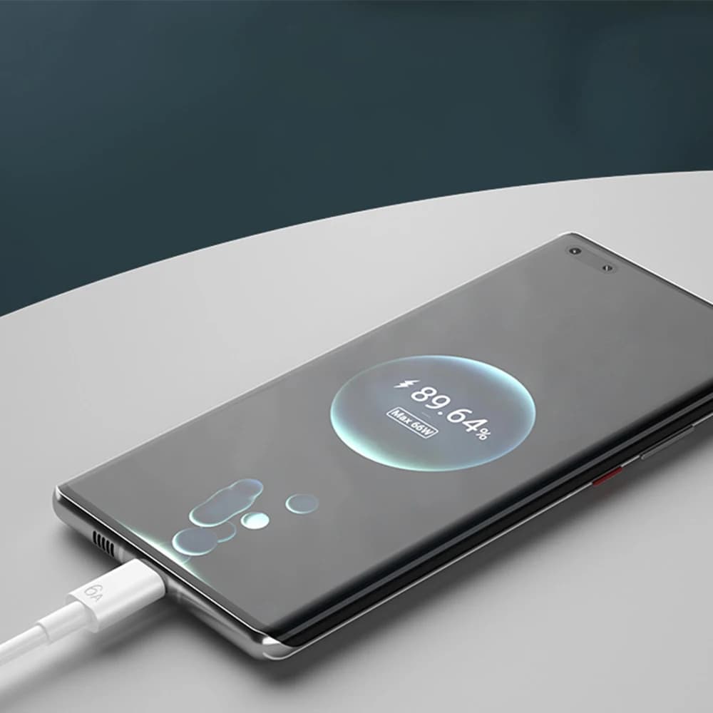 Honor 66W 100W Super Fast Charging Cable For Honor 500 400 300 200 Pro 90 GT X70 Magic 8 7 Pro USB Type C 6A Charging Data Cable - 6