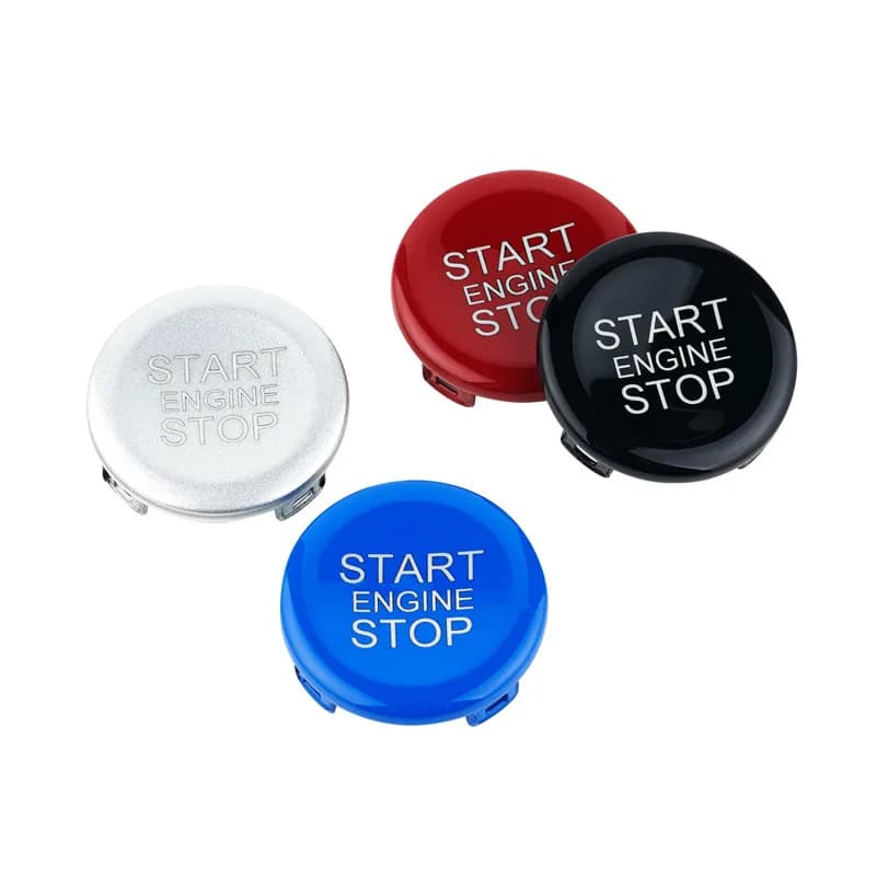 ABS Car Engine Start Stop Push Button Cover Trim for Alfa Romeo Giulia Stelvio 2017-2019 Accessories Interior Stickers Hot Sale - 4