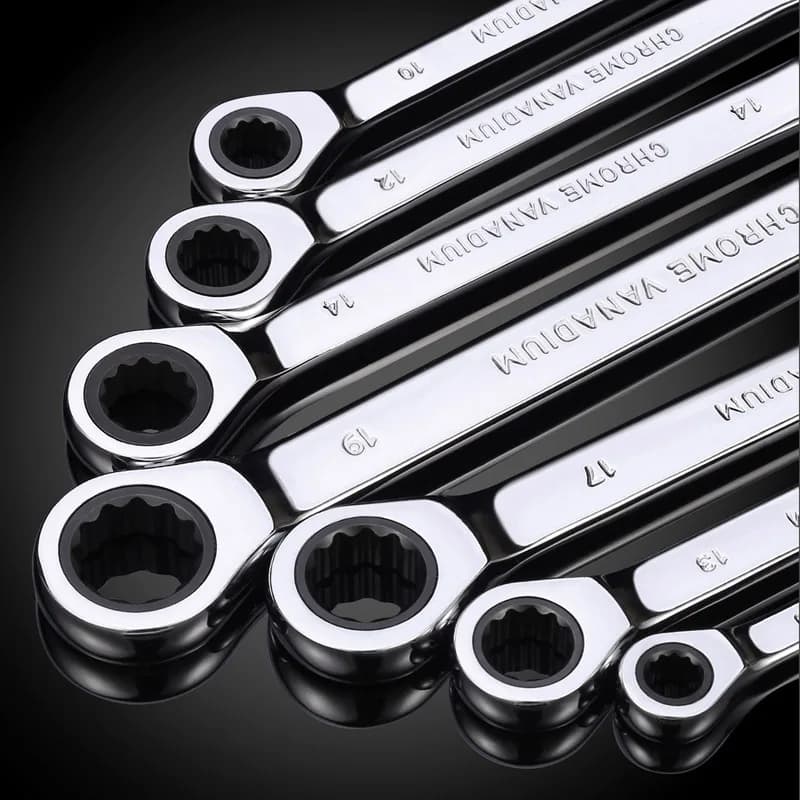 مجموعة مفاتيح ربط، 72 سن، حلقة تروس، مجموعة مفاتيح ربط عزم الدوران، مجموعة مفاتيح ربط مترية، أدوات إصلاح سيارات - 5