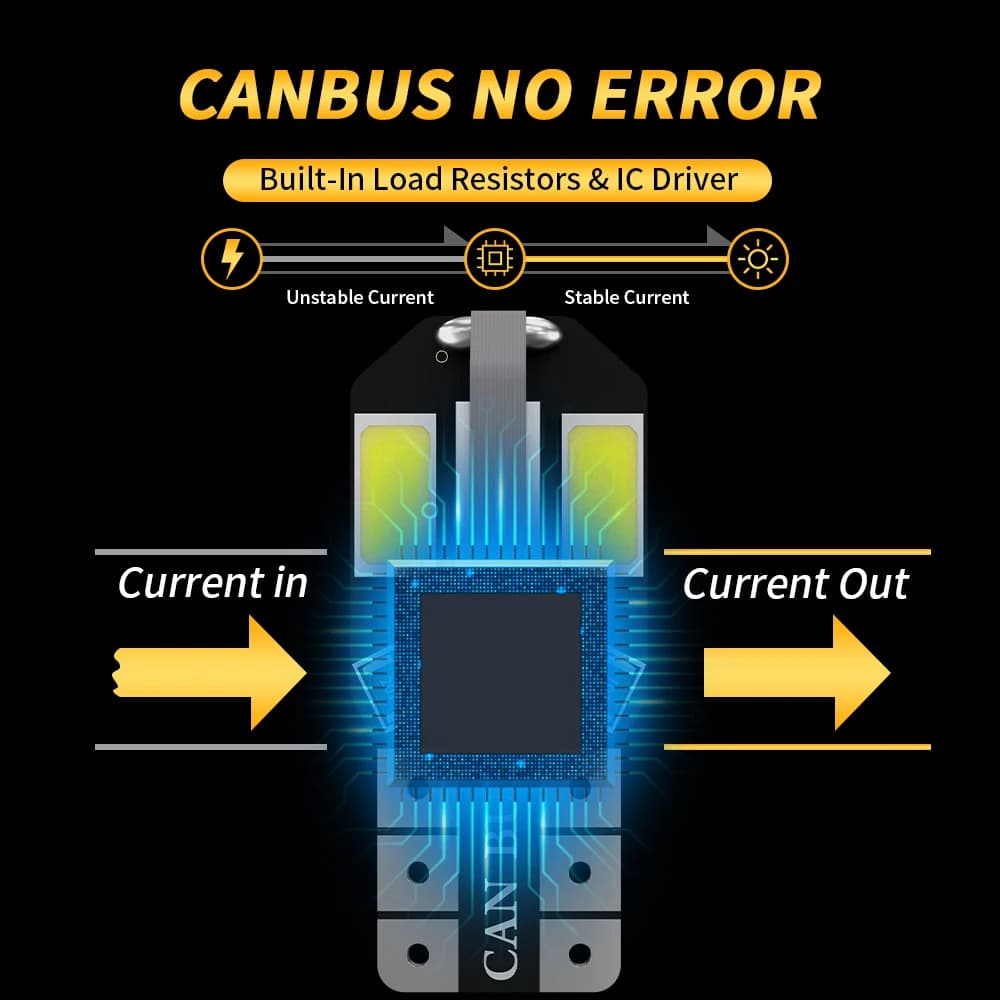 2 قطعة، أحدث T10 LED Canbus، W5W، 8 SMD 5730، إضاءة لوحة ترخيص سيارة، مصابيح قراءة، قبة، بدون أخطاء، 12 فولت، أبيض، أحمر، أصفر - 4