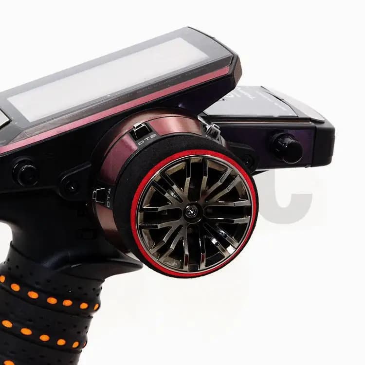 عجلة قيادة جهاز إرسال سيارات Rc بلونين قبضة رغوة عجلة يد إسفنجية لـ Traxxas Tqi Futaba 3pv 4pls 4pv 4px R 7px Prc X4 Fs - 3