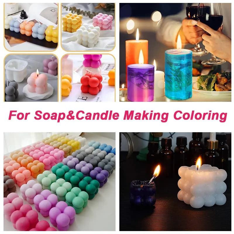 مجموعة صبغة راتنج إيبوكسي مع مسحوق تلوين سائل لصنع إكسسوارات المجوهرات والحرف اليدوية - 5