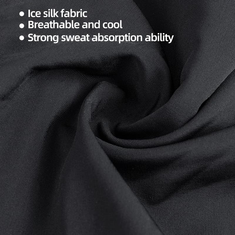 قبعات دراجات صيفية من ROCKBROS من حرير الثلج، حماية من الأشعة فوق البنفسجية، قابلة للتنفس، باندانا دراجات، وشاح رياضي، قناع وجه كامل للدراجات الجبلية والطرق - 4