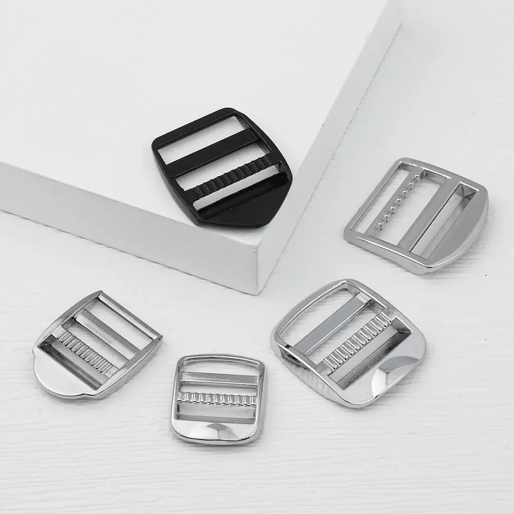 جديد منزلق تعديل مشبك حلقة معدنية مستطيل حقيبة ظهر منزلق أشرطة حقيبة كتف حزام أمتعة أجهزة جزء ملحقات - 3