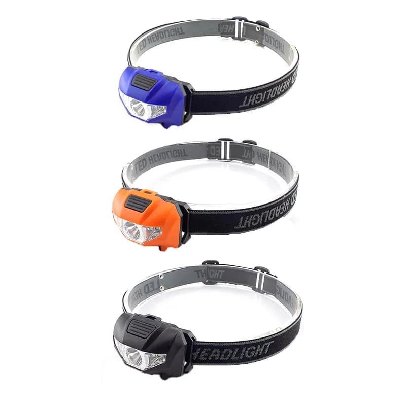 كشاف أمامي صغير عالي الطاقة ببطارية AAA، مصباح يدوي LED مشرق، مصباح رأس، مشاعل، فانوس للتخييم والصيد - 6