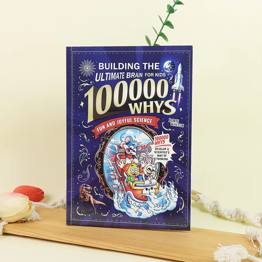 100000 لماذا: بناء العقل النهائي للأطفال نسخة إنجليزية كتاب رسوم متحركة علمية ممتع تعليم مبكر للأطفال تعلم STEM - 4