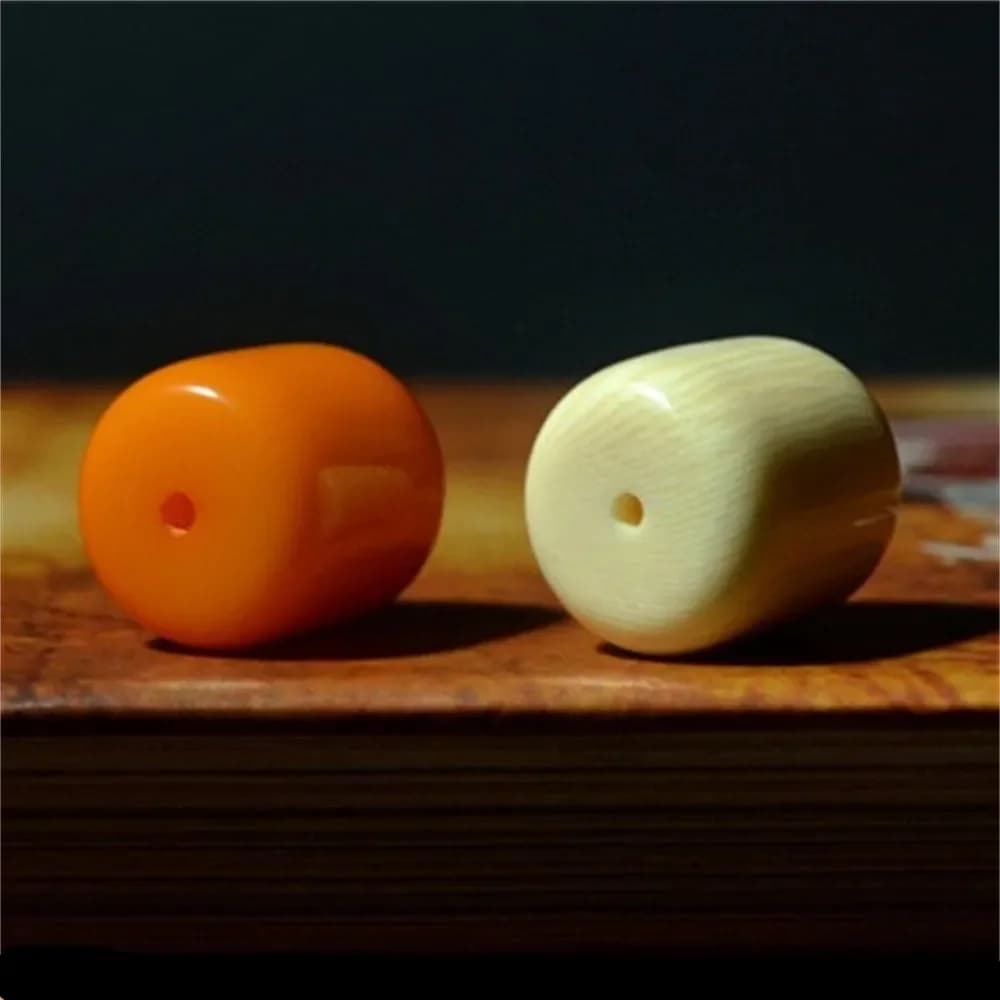 6-17MM Ivory Gems Honey Cylinder Resin Beeswax Trendy Abacus Spacer Loose Beads DIY Jewelry Making Necklace Bracelet Crimp - 5