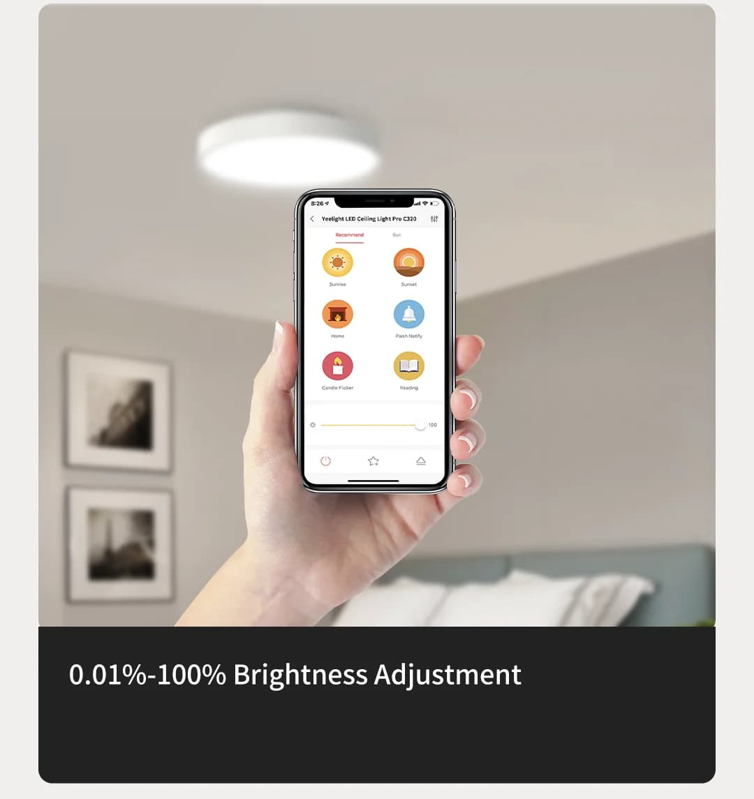 Yeelight Smart LED Ceiling Light PRO C320 Global Edition Wifi connection 2700-6500K voice control suitable for Homekit and other - 4