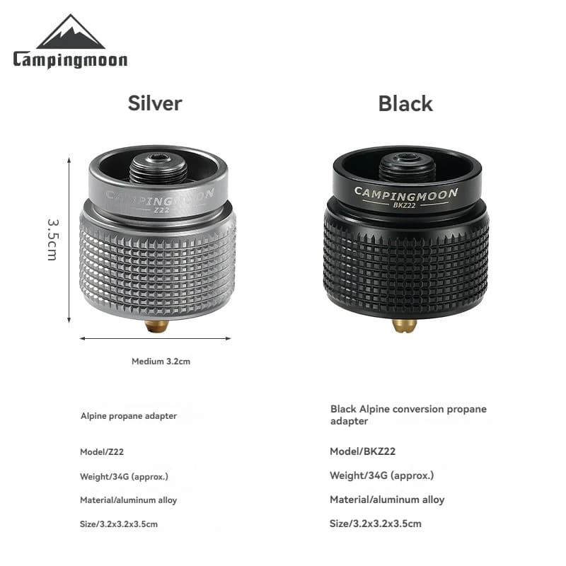 محول البروبان التخييم موقد غاز محول محول صمام البروبان اسطوانة علبة محول للتخييم في الهواء الطلق خزان الغاز - 5