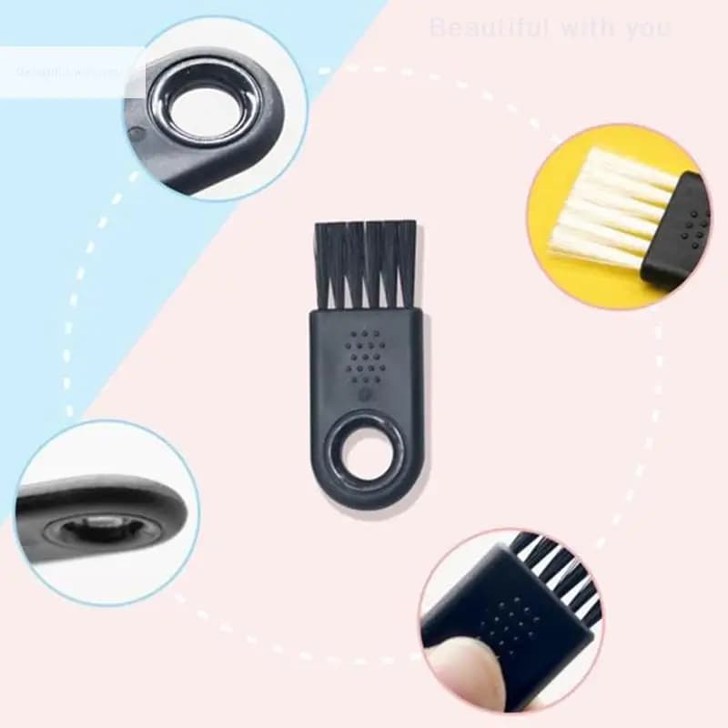 6Pcs/Set Electric Shaver Cleaning Brush Mutifunctional Cleaning Brush Anti‑Slip Trimmer Brush Cleaner Shaving Brush - 3