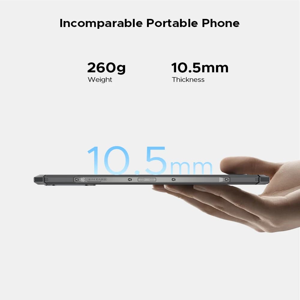 هاتف DOOGEE Blade GT Ultra 5G المتين بمعالج Dimensity 7300 وشاشة 6.72 بوصة وذاكرة رام 16 جيجابايت وذاكرة داخلية 512 جيجابايت وتأثير إضاءة LED وهاتف ذكي فائق النحافة - 4