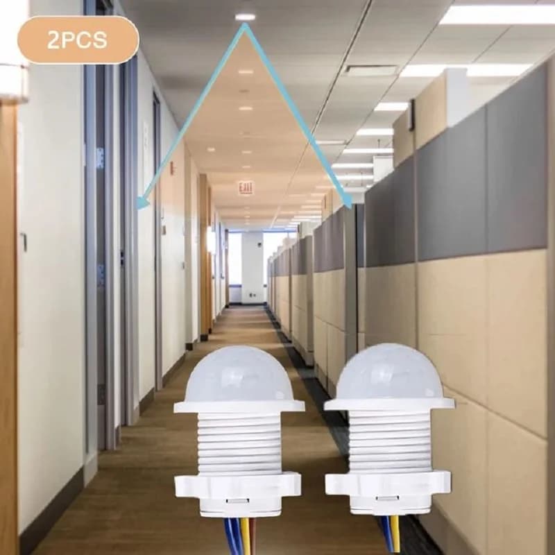 مفتاح ذكي قابل للتعديل مزدوج مع مستشعر حركة PIR بالأشعة تحت الحمراء AC85-265V للتحكم التلقائي في شريط الإضاءة LED - 3