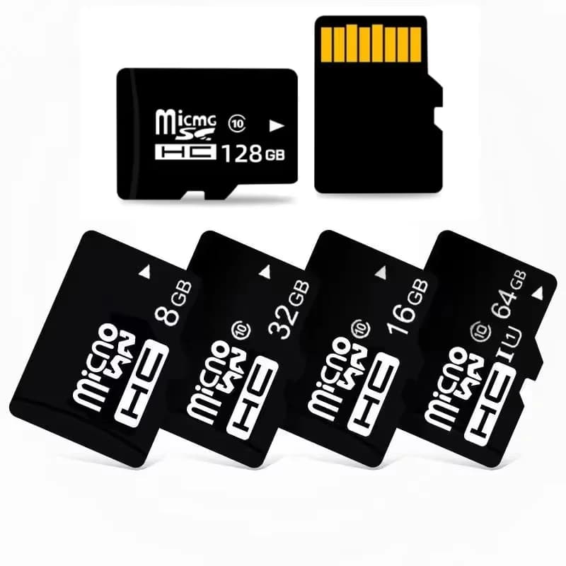 بطاقة ذاكرة عالية السرعة 10 فئات بسعات 4GB إلى 128GB، بطاقة SD صغيرة أو TF لمراقبة مسجل طيران الطائرة بدون طيار