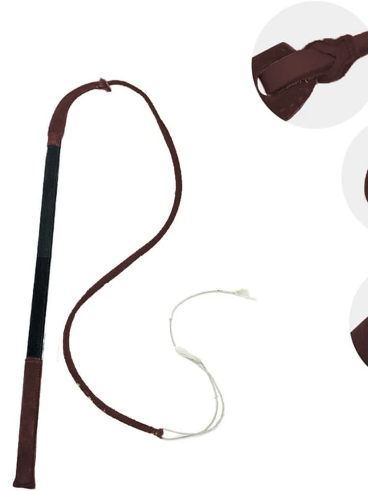 "Powerful and durable" dog whip anti-slip handle pet behavior correction training whip - 6