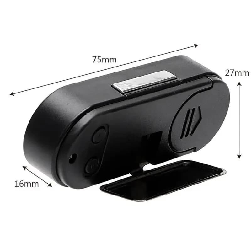 Mini Electronic Car Clock Time Watch Auto Dashboard Clocks Luminous Thermometer LCD Backlight Digital Display Car Accessories - 6