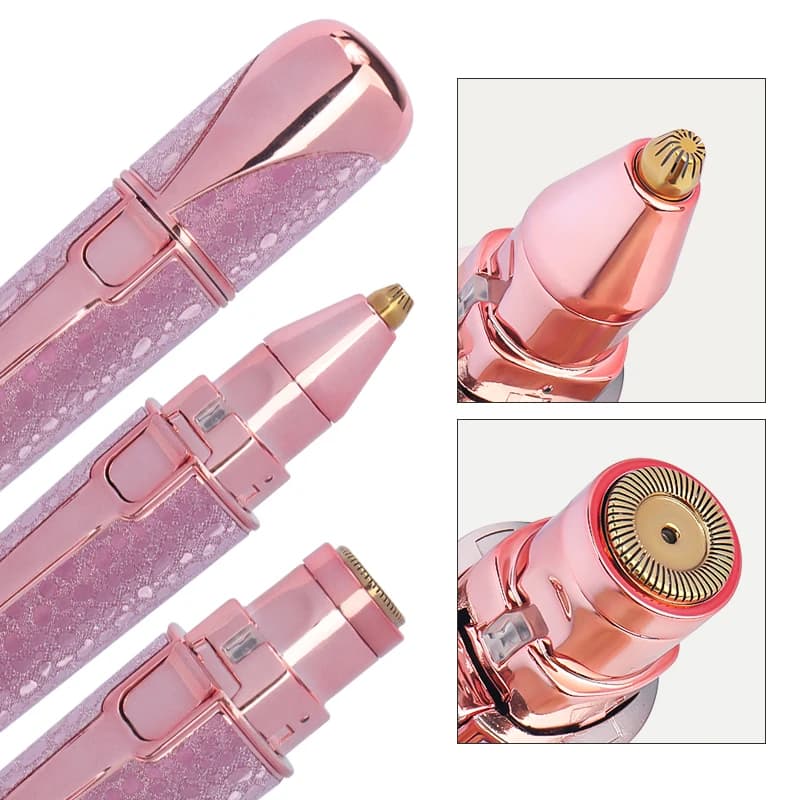 قطعة واحدة من ماكينة تشذيب الحواجب الكهربائية عبر USB، جهاز إزالة شعر الوجه، شفرة الحواجب، مزيل شعر الجسم للنساء بدون ألم، ماكينة تشكيل الحواجب