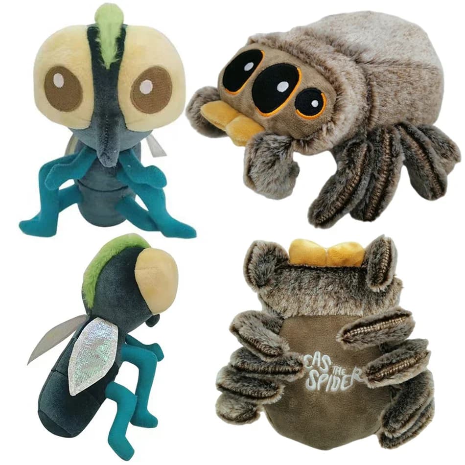 دمى محشوة ناعمة، دمية عنكبوت، وسادة محاكاة صغيرة، دمية أنيمي، وسادة غرفة الألعاب، هدية للأطفال