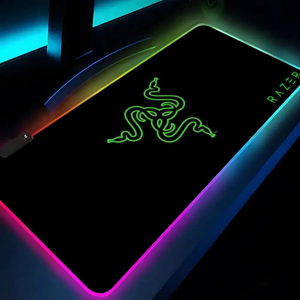 Razer Mouse Pad XXL RGB Gaming Mouse Pad HD Gamer Accessories Large LED Light MousePads PC Carpet With Backlit - 3