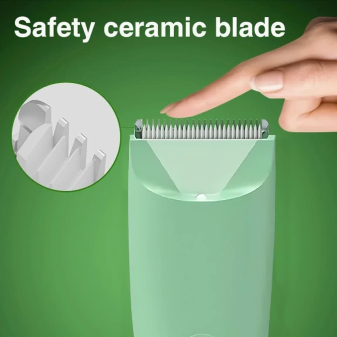 ماكينة تشذيب شعر الجسم للرجال والنساء، تشذيب البطن والفخذ، ماكينة حلاقة كروية كهربائية، طقم العناية بالحلاقة - 2