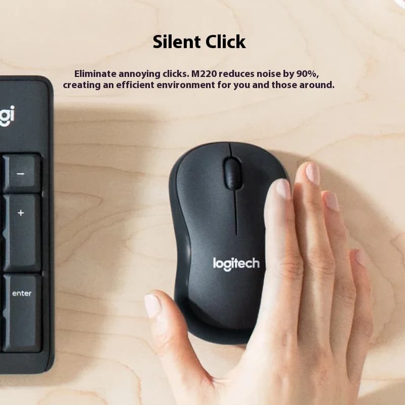 Logitech M220 Wireless Mouse Laptop Business Office Silent Portable Home Game Boys and Girls Super handy office mouse - 5