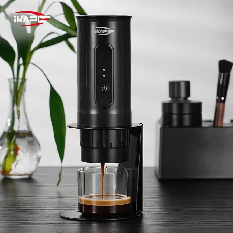 IKAPE Portable Coffee Machine Stand,Metal Coffee Drip Stand,For Wireless Electric Portable Espresso Coffee Machine - 2