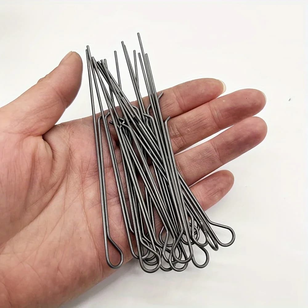 5/10Pcs 4.3 Inch Candle Wick Holders Clip Wick Fixer Stainless Steel Holders for Candle Making Metal Wick Centering Device Tools - 3