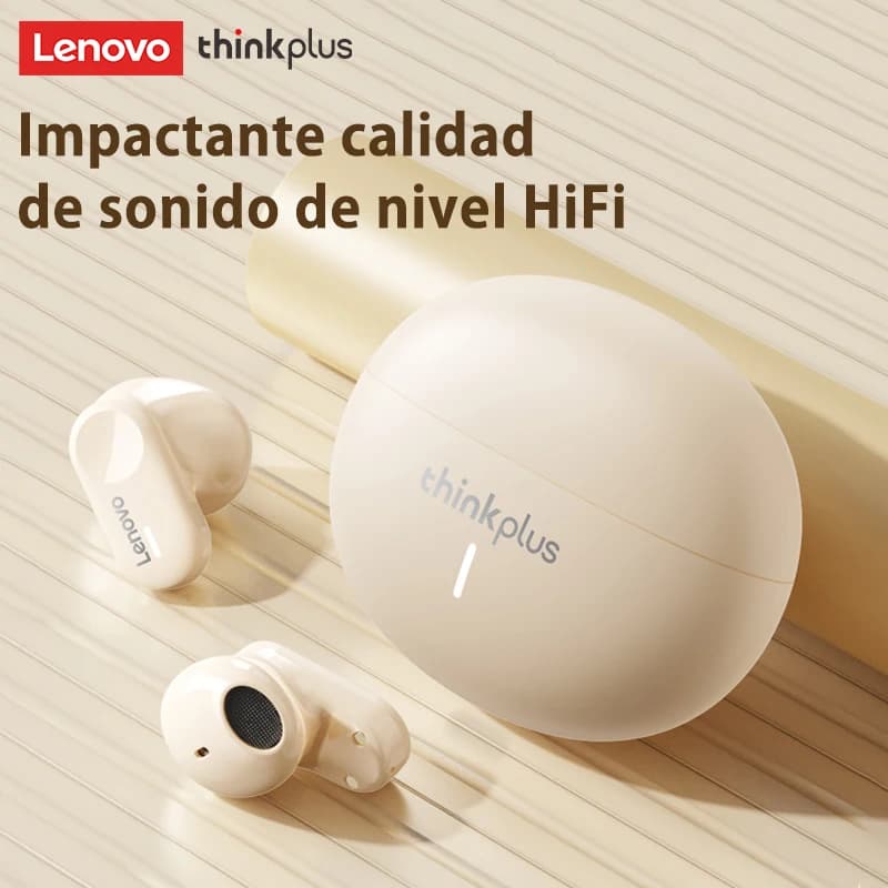 سماعات رأس لينوفو الأصلية LP19 لاسلكية بلوتوث V5.1، رياضية، داخل الأذن، وضع مزدوج، ميكروفون HD، صوت HiFi، تحكم باللمس - 3