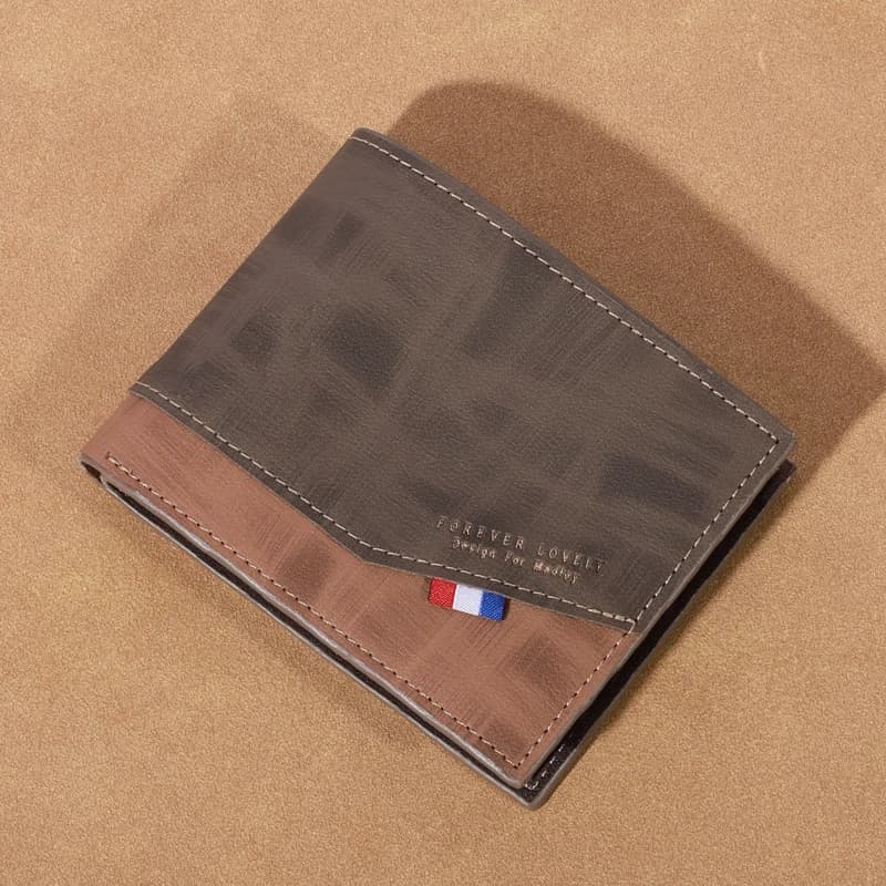 Men's high-capacity leather wallet, small multi slot photo wallet for coins, vintage wallet - 4