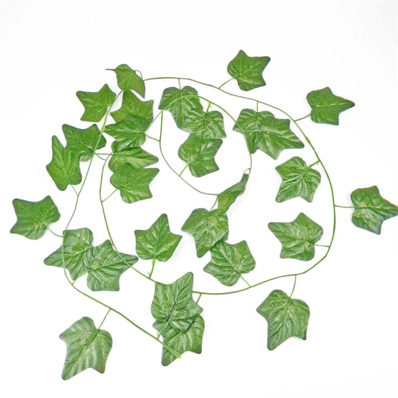 1 Piece 2M Home Decor Artificial  Leaf Garland Plants Vine Fake Foliage Flowers Creeper Ivy Party Decorate - 3