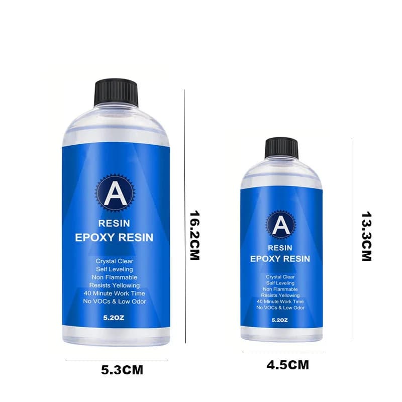 مجموعة راتنج إيبوكسي شفاف 17.6 أونصة/10.4 أونصة للصب والتغطية لطاولات النهر ومشاريع صب المجوهرات والرسم الفني اليدوي - 6