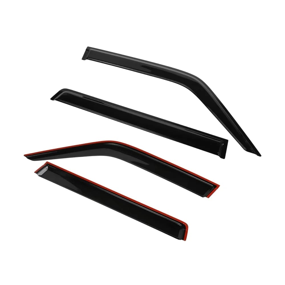 Side Window Visor Rain Awnings Shelters Deflector Weatherstrip Wind Visor Ventilation Guard for Nissan Patrol GU Y61 1998-2016 - 5