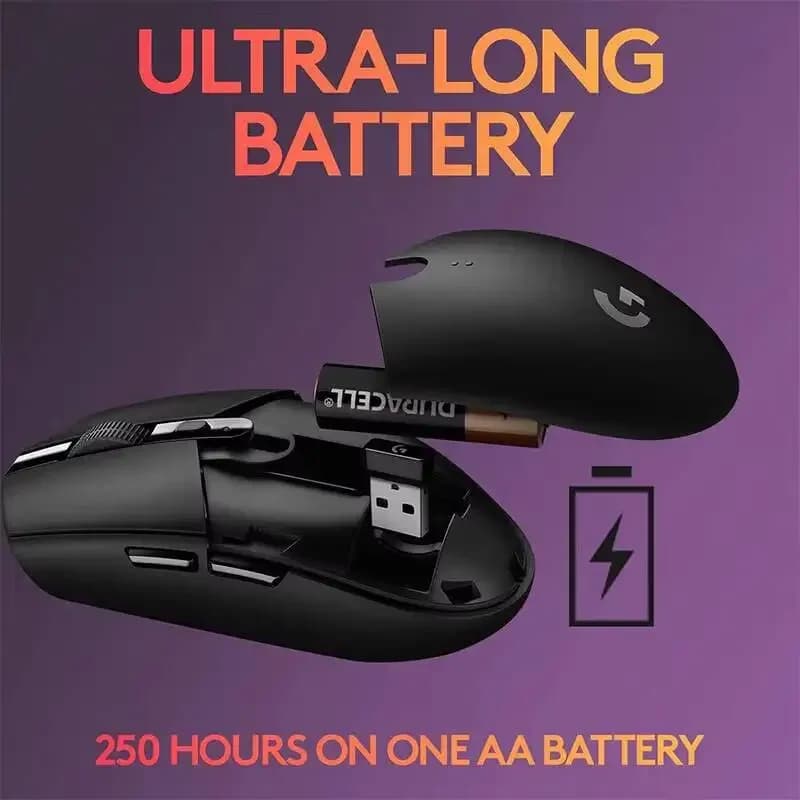 Logitech G305 Lightspeed Wireless Gaming Mouse 6 Programmable Buttons 12000DPI Battery Usb Stock RGB Wireless Mouse Original - 5
