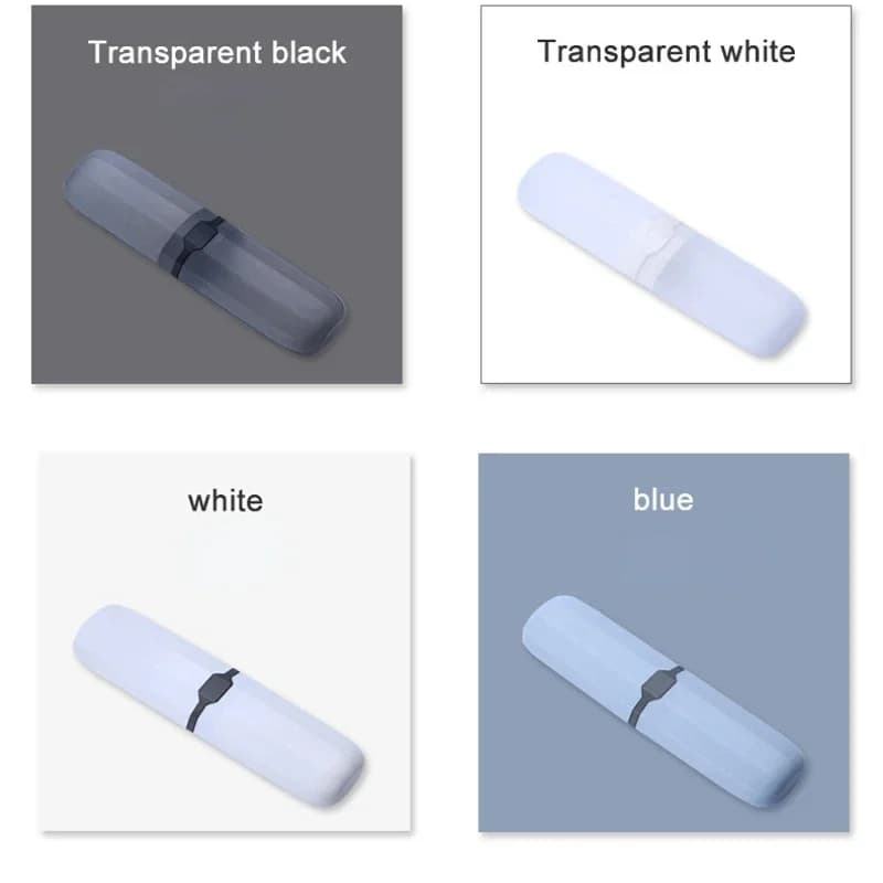 حاوية محمولة للسفر لحمل فرشاة ومعجون الأسنان علبة تخزين كوب إكسسوارات حمام للتخييم والتسلق في الهواء الطلق - 5