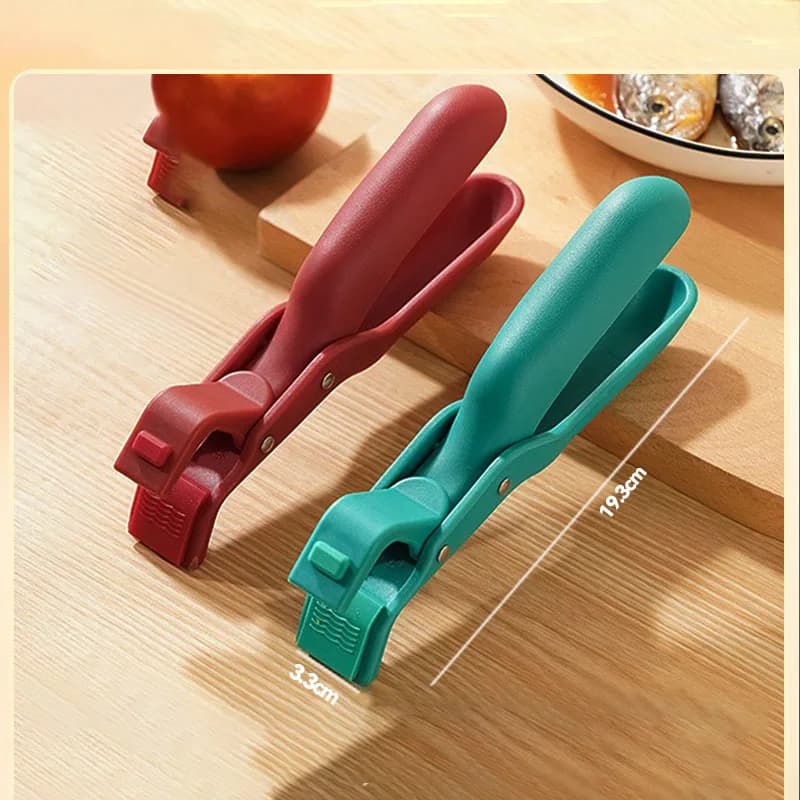 Anti-Scald Hot Plate Gripper Bowl Dish Clips Cooking Clamp Holder Silicone Anti Slip Tongs For Kitchen Dish Bowls Plates - 6