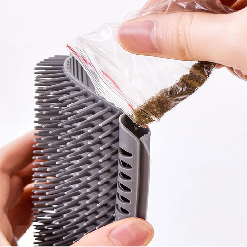 New pet Cat Corner Scrubber Massager Cat Scratching Scratching Scratcher Cat Brush Comb Massage Corner Brush Pet Supplies - 3