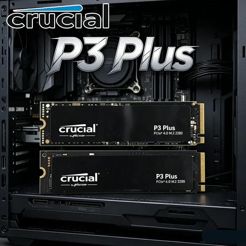 Crucial P3 Plus P310 T500 M.2 2280 PCIe Gen4 NVMe SSD 1TB 2TB,Internal Solid State Drive,OEM Package for Desktop Laptop PC