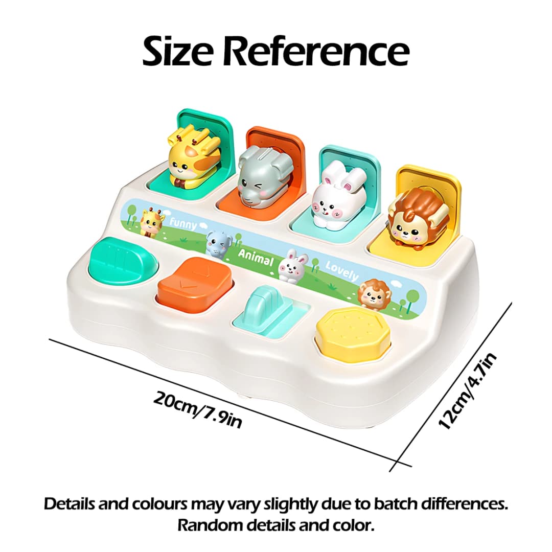 ألعاب حيوانات مونتيسوري المنبثقة وعلب التعلم - تعزيز المنطق والمهارات الحركية، مناسبة كهدايا أعياد ميلاد الأطفال - 2