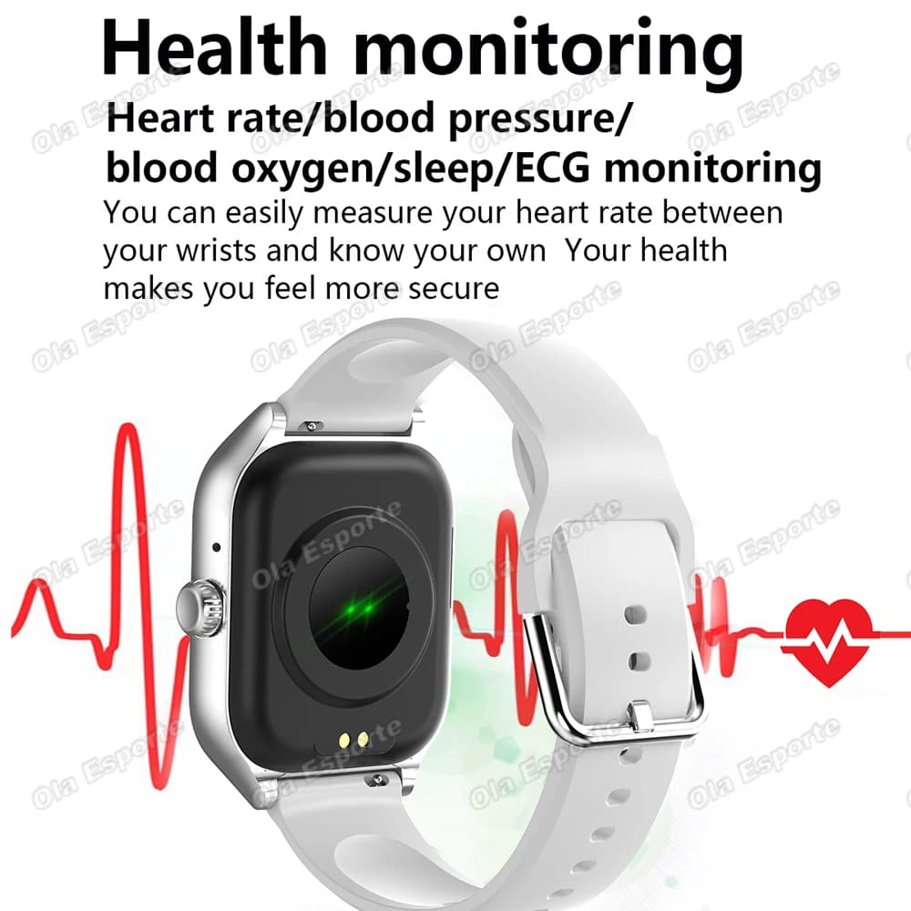 New Smart Watch Bluetooth Call Camera Control Multiple Sports Modes Watches Heart Rate Blood Oxygen Sleep Monitoring Smartwatch - 4