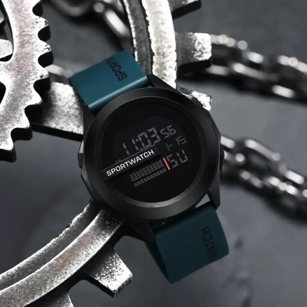 Men's Sports Watches Alarm Clock Multifunction Men LED Digital Watch Waterproof Fitness Sport Electronic Watch for Male Clock - 2