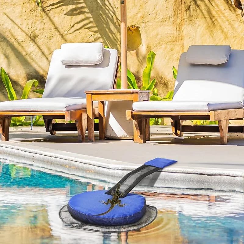 2025 New 1pcs Small Animal Frog and Bird Escape Net Outdoor Animal Emergency Rescue Channel Swimming Pool Escape Ramp - 2