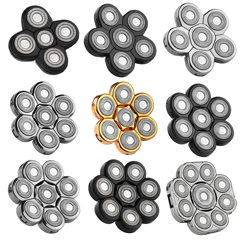 شفرة عالية الجودة 3/4/5/6/7/8/9D رأس عائم مقاوم للماء من الفولاذ المقاوم للصدأ ماكينة حلاقة كهربائية للرجال شفرة استبدال