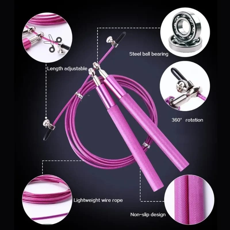 2026 New WorthWhile Jump Rope Professional Speed Bearing Skipping Fitness Workout Training Equipement Boxing Home Exercise - 3